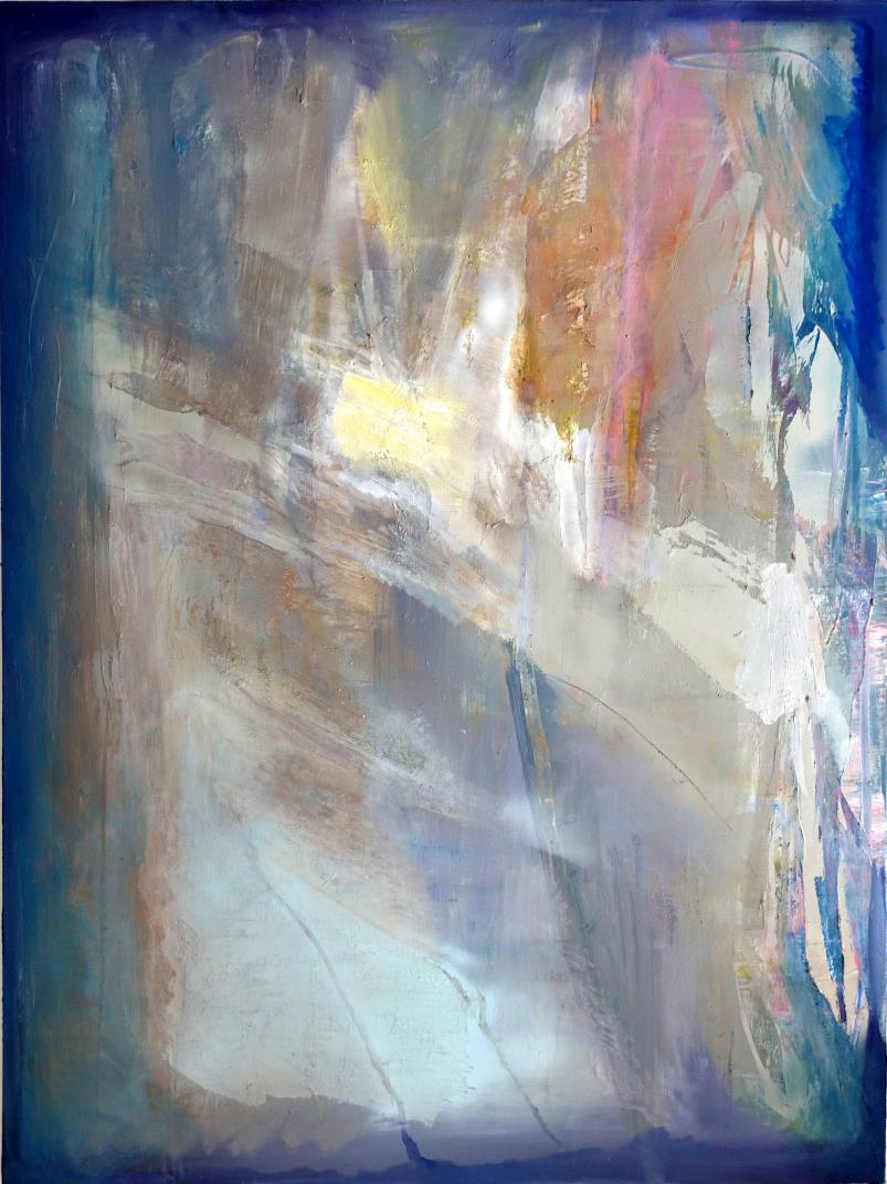 路怡然，题目：痕象，种类，布面油画，创作年代：2021年，尺寸120乘以160cm
