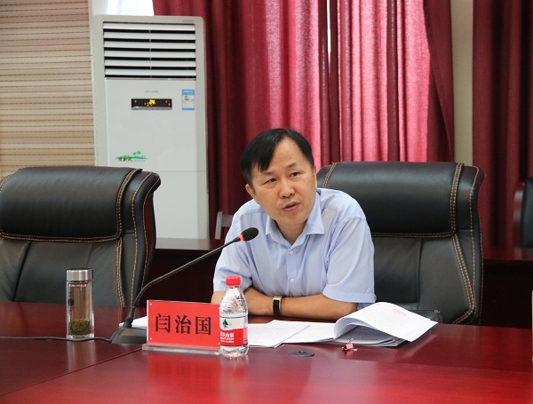 3.省教育厅高教处副处长闫治国传达此次督查的相关要求.JPG